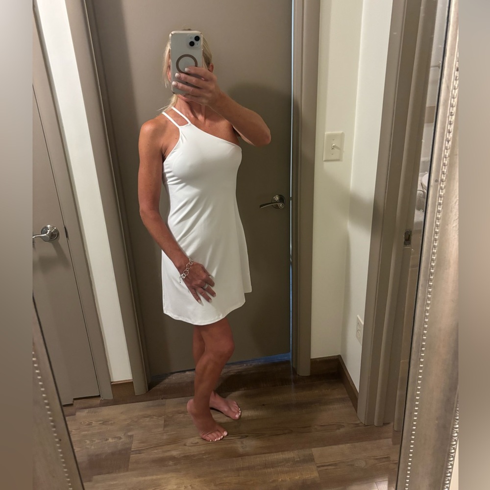Susana Monaco One-Shoulder White Dress